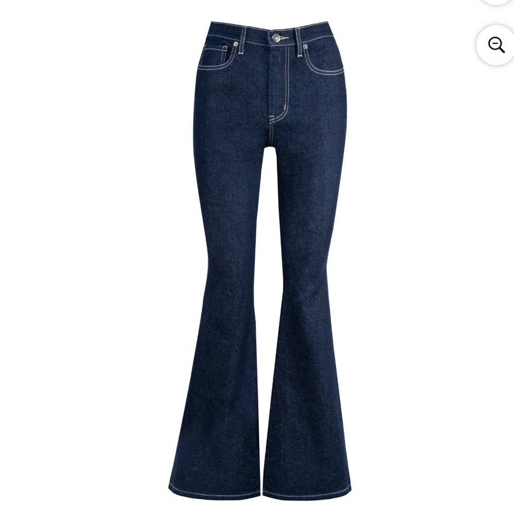 Jessica Simpson Dark Blue Daisy Flare Jeans 18w NWT - Picture 4 of 11